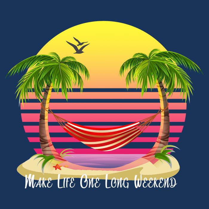 Make Life One Long Weekend Cool Comfort Performance Bucket Hat