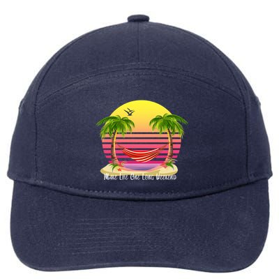 Make Life One Long Weekend 7-Panel Snapback Hat