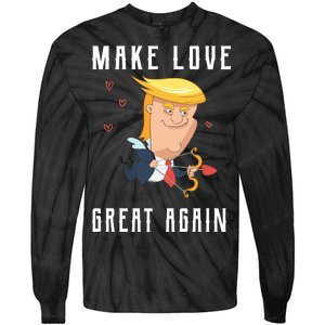 Make Love Great Again Tie-Dye Long Sleeve Shirt