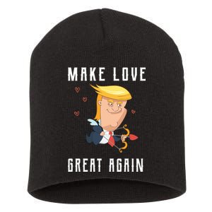 Make Love Great Again Short Acrylic Beanie