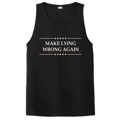 Make Lying Wrong Again Anti Trump PosiCharge Competitor Tank