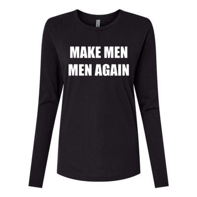 Make Men Men Again Womens Cotton Relaxed Long Sleeve T-Shirt