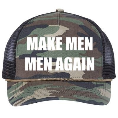 Make Men Men Again Retro Rope Trucker Hat Cap