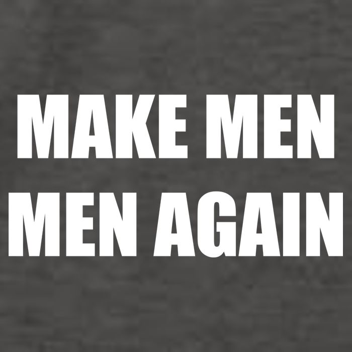 Make Men Men Again Vector Backpack