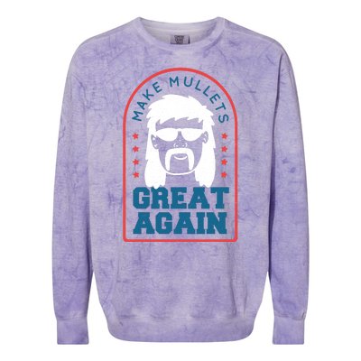 Make Mullets Great Again Colorblast Crewneck Sweatshirt