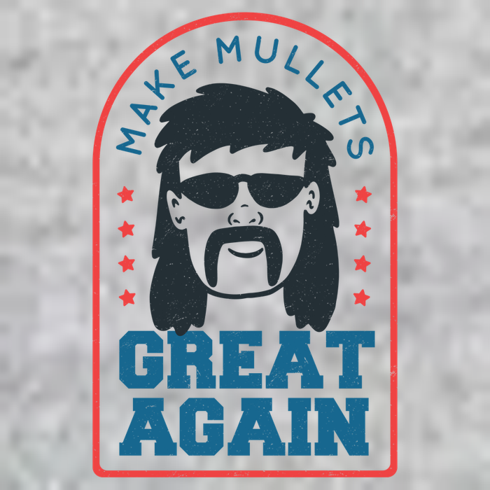 Make Mullets Great Again Long Sleeve Shirt