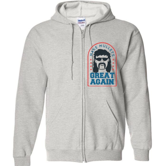 Make Mullets Great Again Full Zip Hoodie