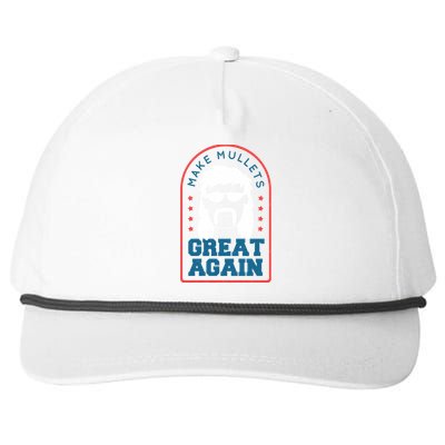 Make Mullets Great Again Snapback Five-Panel Rope Hat