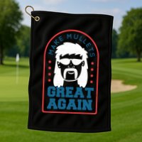 Make Mullets Great Again Golf Towel