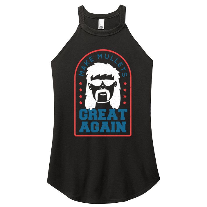 Make Mullets Great Again Women's Perfect Tri Rocker Tank