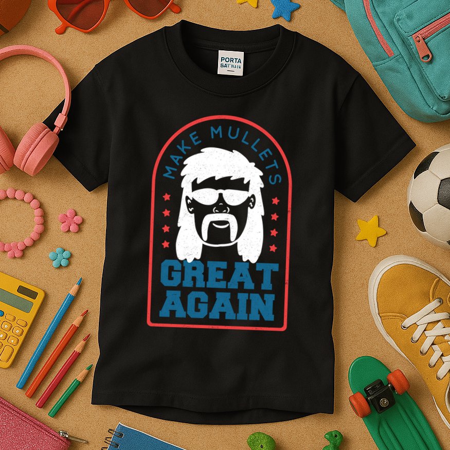 Make Mullets Great Again Kids T-Shirt