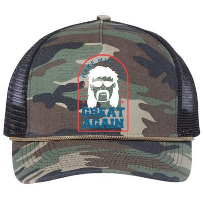 Make Mullets Great Again Retro Rope Trucker Hat Cap