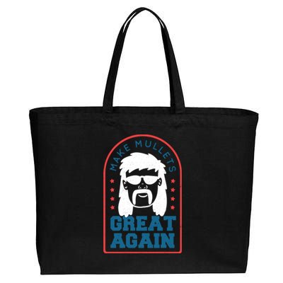 Make Mullets Great Again Cotton Canvas Jumbo Tote