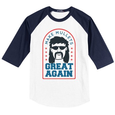 Make Mullets Great Again Baseball Sleeve Shirt