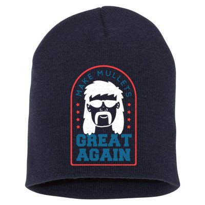 Make Mullets Great Again Short Acrylic Beanie