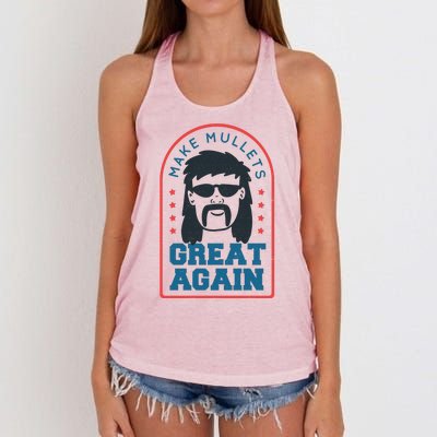 Make Mullets Great Again Women's Knotted Racerback Tank