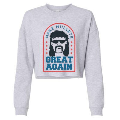 Make Mullets Great Again Cropped Pullover Crew