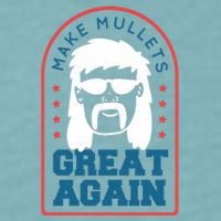 Make Mullets Great Again Sueded Cloud Jersey T-Shirt