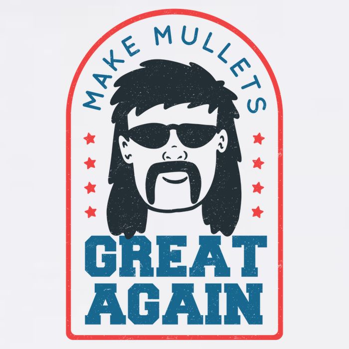 Make Mullets Great Again Garment-Dyed Sweatshirt