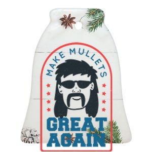 Make Mullets Great Again Ceramic Bell Ornament