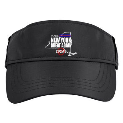 Make New York Great Again No More Cuomo Adult Drive Performance Visor