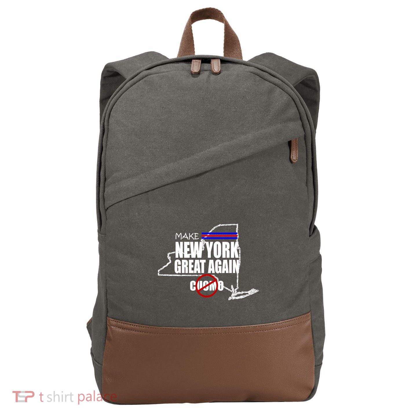 Make New York Great Again No More Cuomo Cotton Canvas Backpack