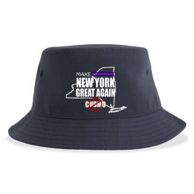 Make New York Great Again No More Cuomo Sustainable Bucket Hat