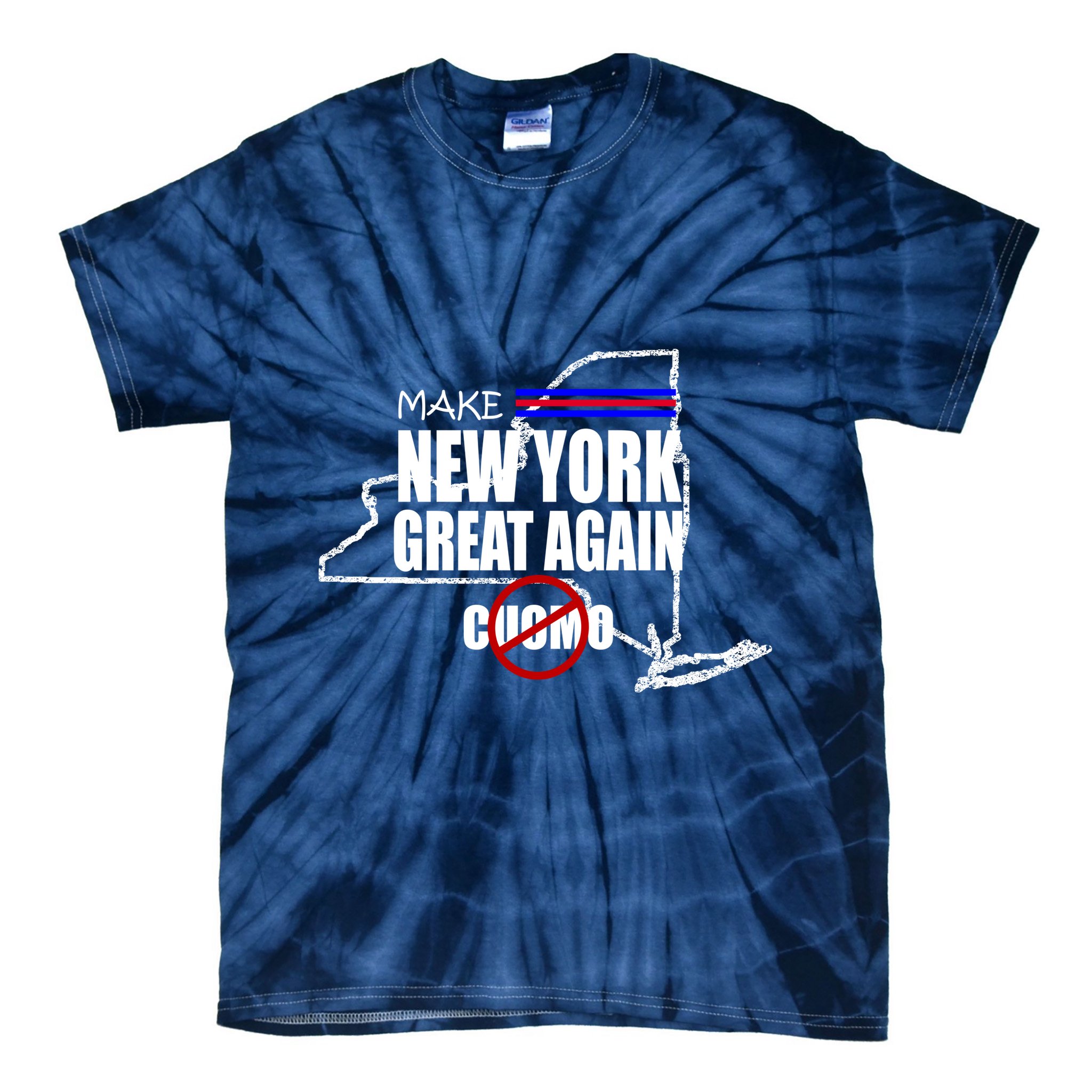 Make New York Great Again No More Cuomo Tie-Dye T-Shirt