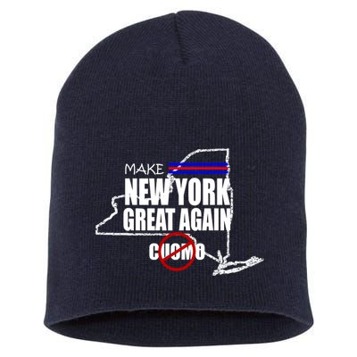Make New York Great Again No More Cuomo Short Acrylic Beanie