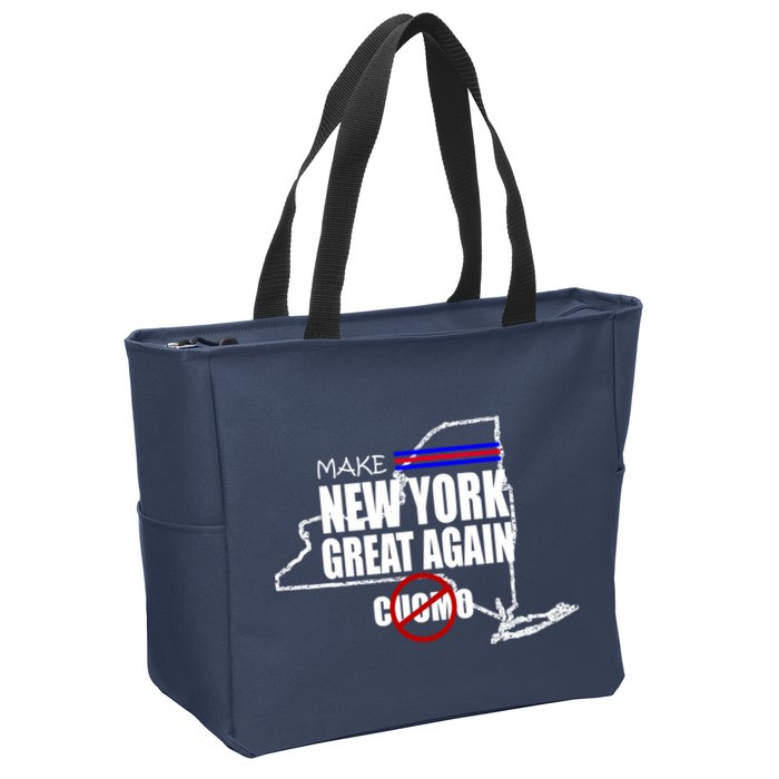 Make New York Great Again No More Cuomo Zip Tote Bag