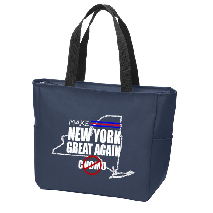 Make New York Great Again No More Cuomo Zip Tote Bag