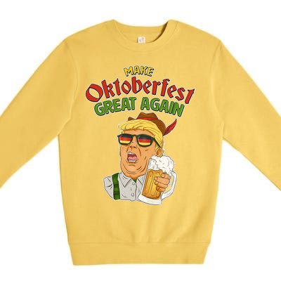 Make Oktoberfest Great Again Premium Crewneck Sweatshirt