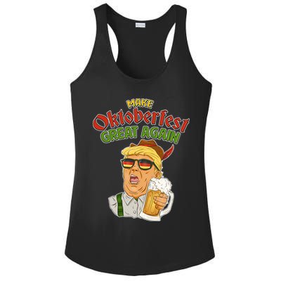 Make Oktoberfest Great Again Ladies PosiCharge Competitor Racerback Tank