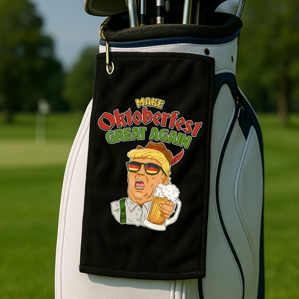 Make Oktoberfest Great Again Golf Towel