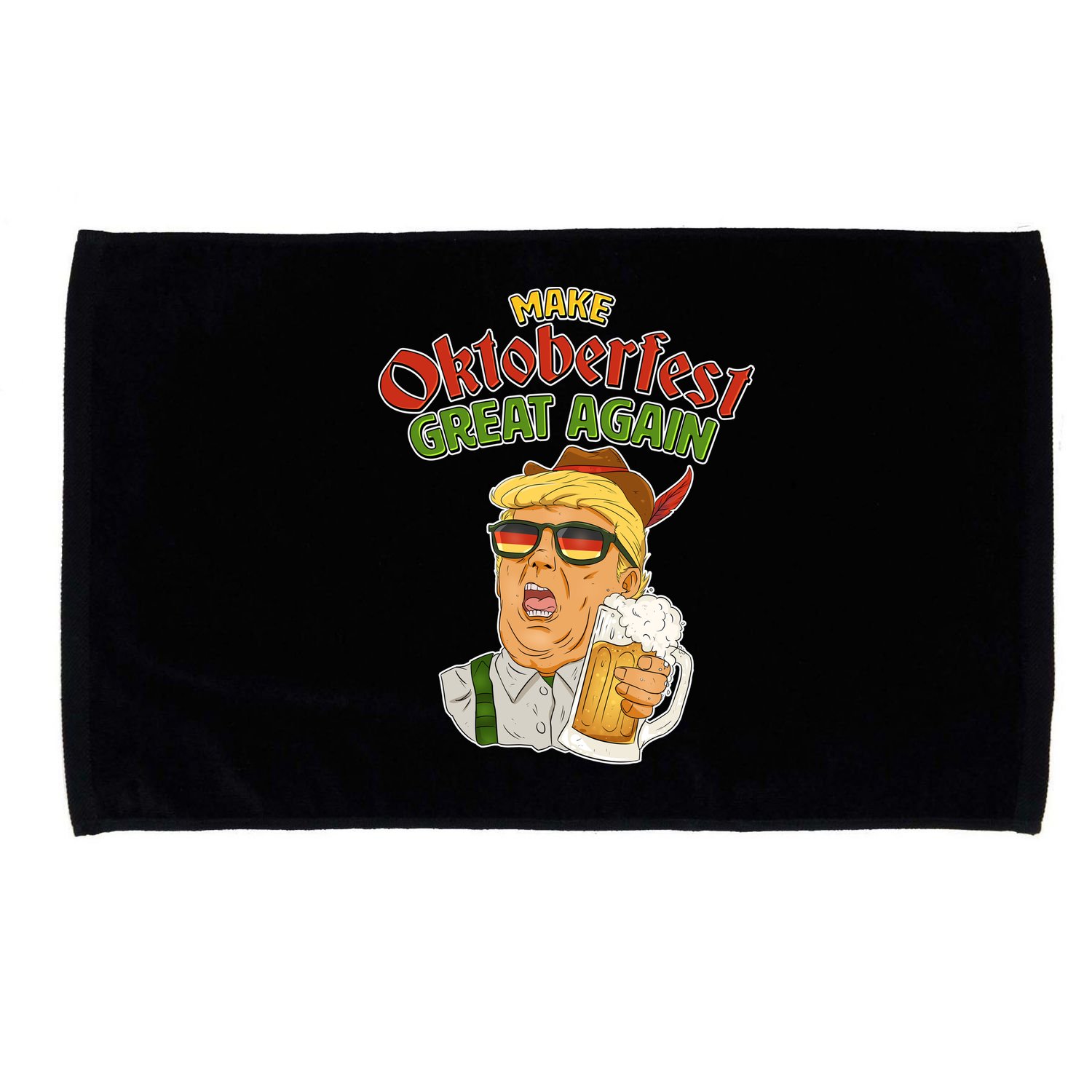 Make Oktoberfest Great Again Microfiber Hand Towel