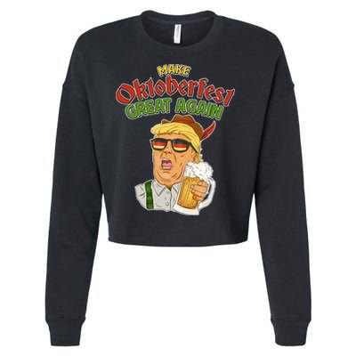 Make Oktoberfest Great Again Cropped Pullover Crew