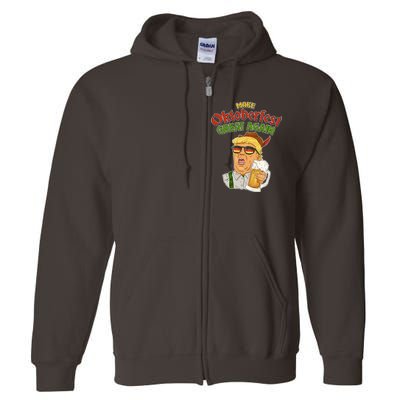 Make Oktoberfest Great Again Full Zip Hoodie