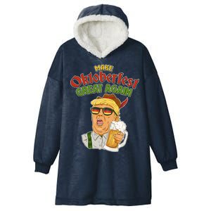 Make Oktoberfest Great Again Hooded Wearable Blanket