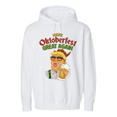 Make Oktoberfest Great Again Garment-Dyed Fleece Hoodie