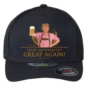 Make Oktoberfest Great Again Donald Trump Flexfit Unipanel Trucker Cap