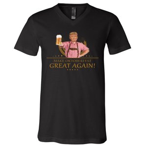 Make Oktoberfest Great Again Donald Trump V-Neck T-Shirt