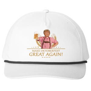 Make Oktoberfest Great Again Donald Trump Snapback Five-Panel Rope Hat