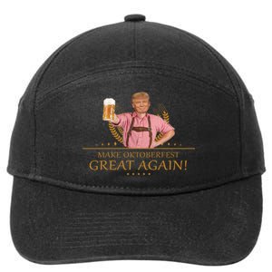 Make Oktoberfest Great Again Donald Trump 7-Panel Snapback Hat