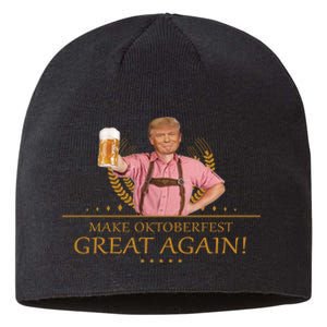 Make Oktoberfest Great Again Donald Trump Sustainable Beanie