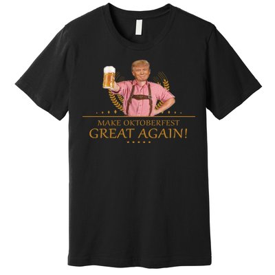 Make Oktoberfest Great Again Donald Trump Premium T-Shirt