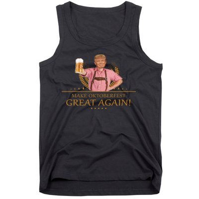 Make Oktoberfest Great Again Donald Trump Tank Top