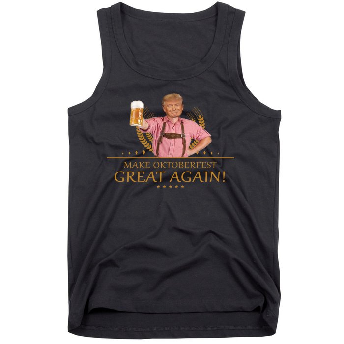 Make Oktoberfest Great Again Donald Trump Tank Top