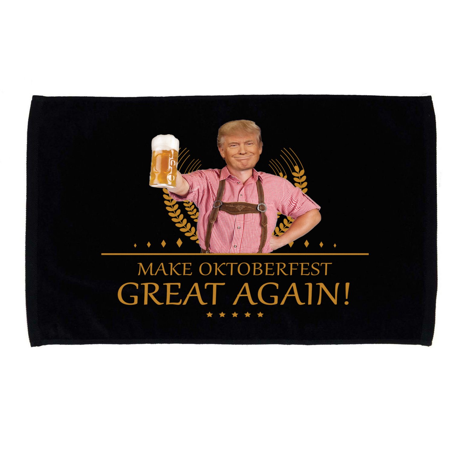 Make Oktoberfest Great Again Donald Trump Microfiber Hand Towel