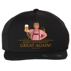 Make Oktoberfest Great Again Donald Trump Wool Snapback Cap