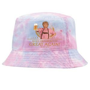 Make Oktoberfest Great Again Donald Trump Tie-Dyed Bucket Hat